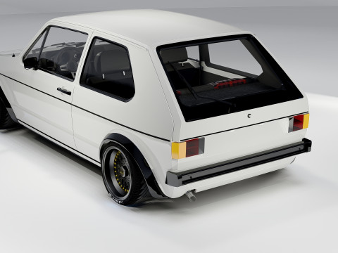 Volkswagen Golf GTI mk1 1982-1992 Modèle 3D