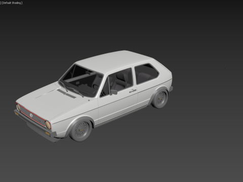 Volkswagen Golf GTI mk1 1982-1992 Modèle 3D