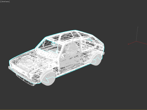 Volkswagen Golf GTI mk1 1982-1992 Modèle 3D