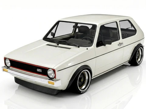 Volkswagen Golf GTI mk1 1982-1992 3D Model