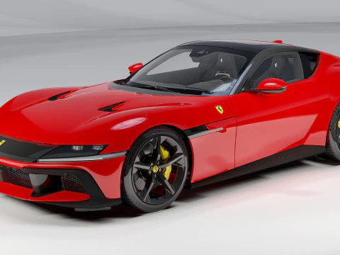 Ferrari 12 Cilindri 3D Model