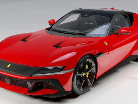 Ferrari 12 Cilindri 3D Model
