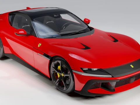 Ferrari 12 Cilindri 3D Model