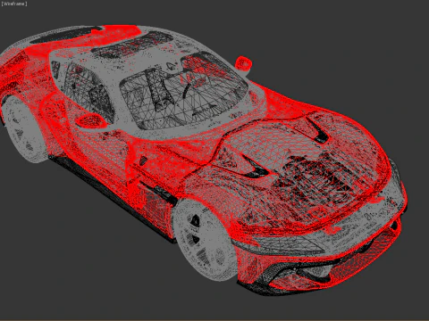 Ferrari 12 Cilindri 3D Model