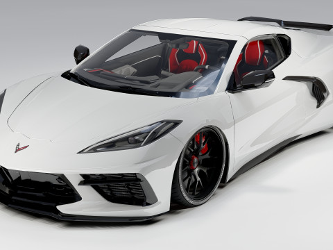 Chevrolet Corvette C8 3D 模型