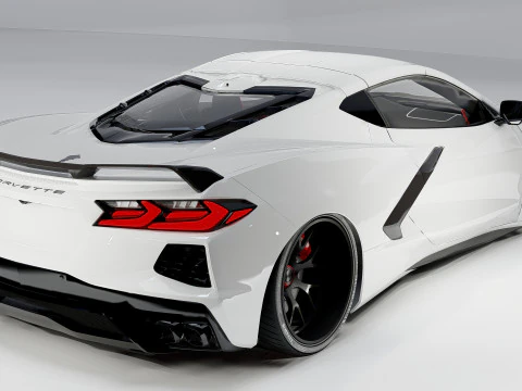 Chevrolet Corvette C8 3D Model