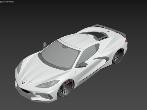 Chevrolet Corvette C8 3D 模型
