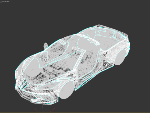 Chevrolet Corvette C8 3D 模型