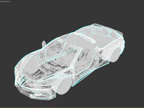 Chevrolet Corvette C8 3D Model