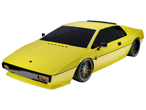 Lotus Esprit S2 Turbo 1978 3D Model