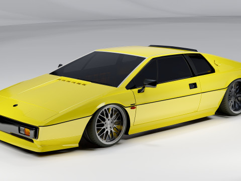 Lotus Esprit S2 Turbo 1978 Modelo 3D