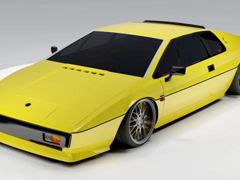 Lotus Esprit S2 Turbo 1978 3D Model