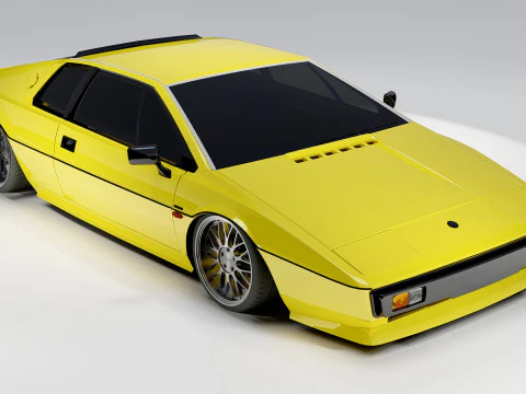 Lotus Esprit S2 Turbo 1978 3D Model