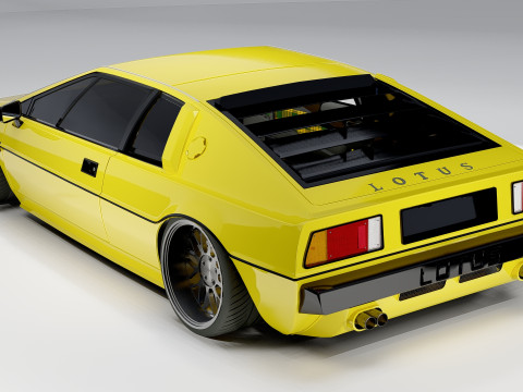 Lotus Esprit S2 Turbo 1978 Modelo 3D