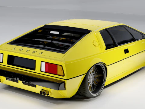 Lotus Esprit S2 Turbo 1978 3D Model