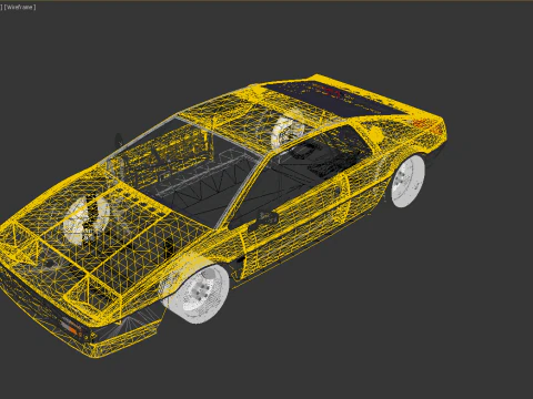 Lotus Esprit S2 Turbo 1978 3D Model