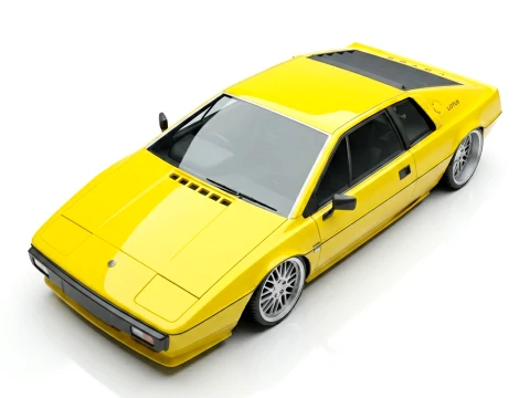 Lotus Esprit S2 Turbo 1978 3D Model