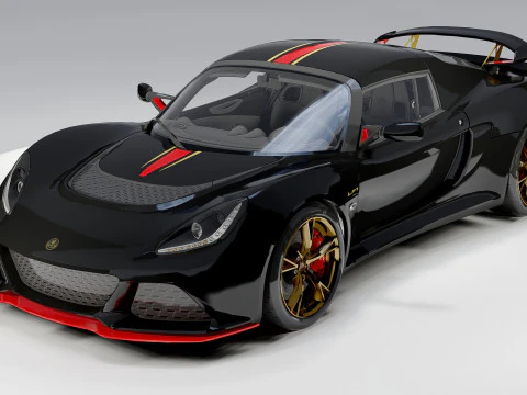 Lotus Exige LF1 3D Model