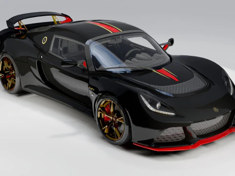 Lotus Exige LF1 3D Model