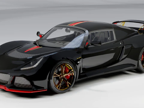 Lotus Exige LF1 3D Model