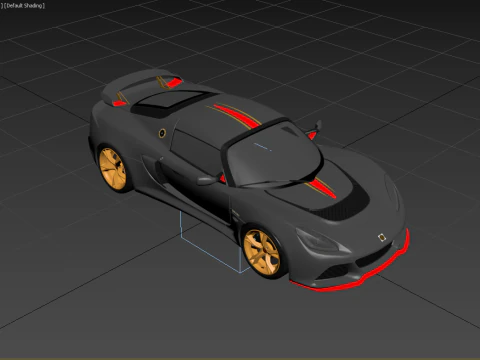 Lotus Exige LF1 3D Model