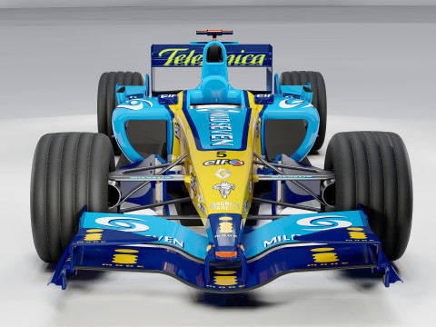 Renault R25 Fernando Alonso Model 3D