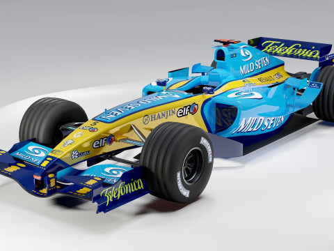 Renault R25 Fernando Alonso Model 3D