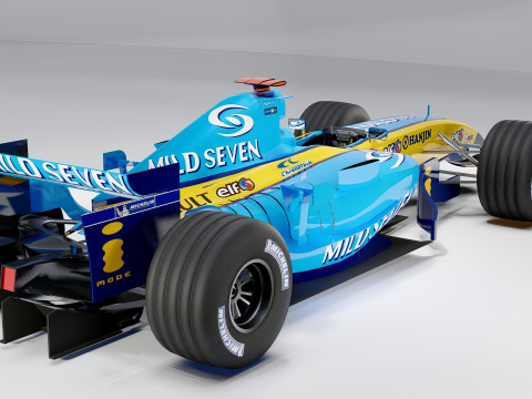 Renault R25 Fernando Alonso Model 3D