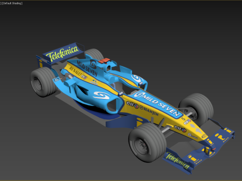 Renault R25 Fernando Alonso 3Dモデル in 競争 3DExport Renault R25 Fernando Alonso 3Dモデル in 競争 3DExport