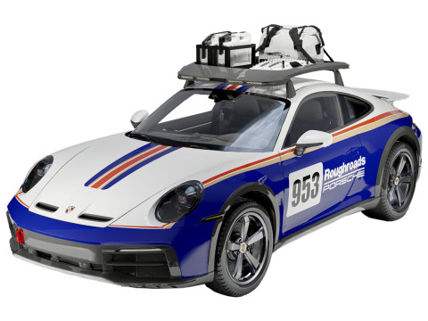 Porsche 911 Dakar 2023 3D मॉडल
