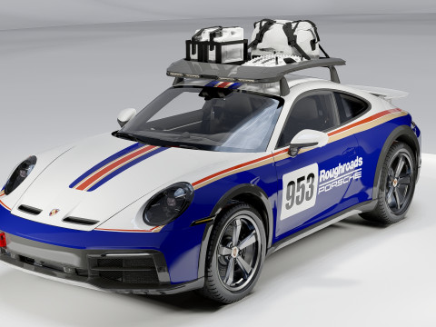 Porsche 911 Dakar 2023 3D-Modell