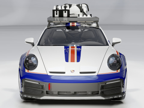 Porsche 911 Dakar 2023 3D-Modell