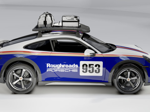 Porsche 911 Dakar 2023 3D-Modell