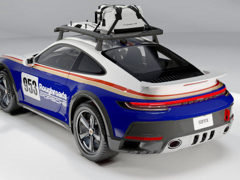 Porsche 911 Dakar 2023 3D-Modell