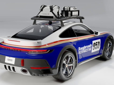 Porsche 911 Dakar 2023 3D-Modell