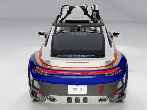 Porsche 911 Dakar 2023 3D-Modell