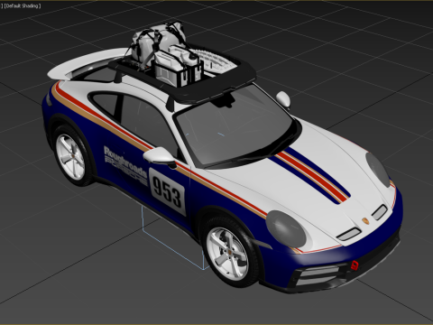 Porsche 911 Dakar 2023 3D-Modell