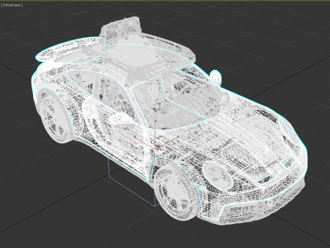 Porsche 911 Dakar 2023 3D-Modell