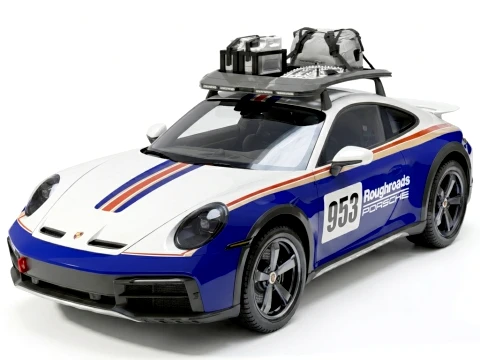 Porsche 911 Dakar 2023 Modelo 3D