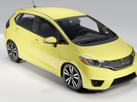 Honda Jazz 2014 Modelo 3D