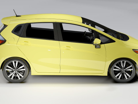 Honda Jazz 2014 Modelo 3D