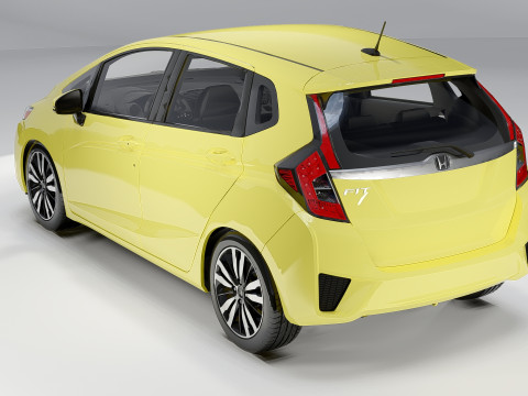 Honda Jazz 2014 Modelo 3D