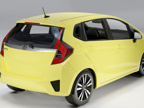 Honda Jazz 2014 Modelo 3D