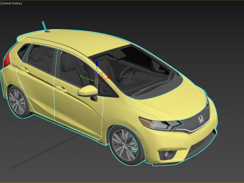 Honda Jazz 2014 Modelo 3D