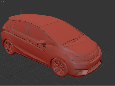Honda Jazz 2014 Modelo 3D