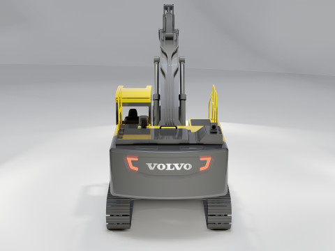 Volvo EC300E Excavator 3D 모델