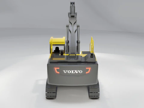 Volvo EC300E Excavator 3D Model