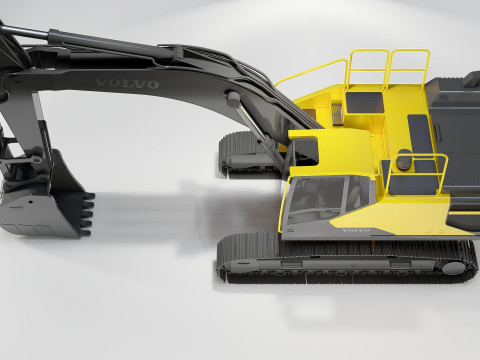 Volvo EC300E Excavator 3D 모델