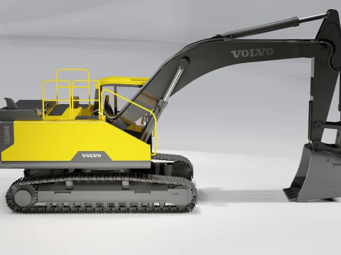 Volvo EC300E Excavator 3D Model