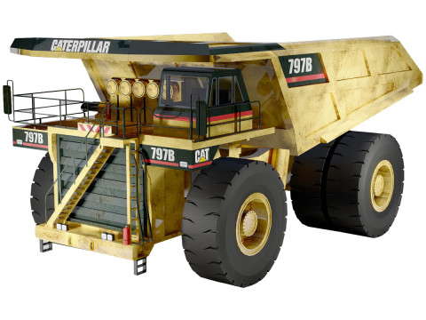 CAT Haul Truck 797B 3D Model